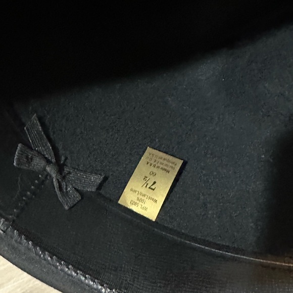 Brahma Black Wool Cowboy Hat Size 7.5 - Picture 5 of 6